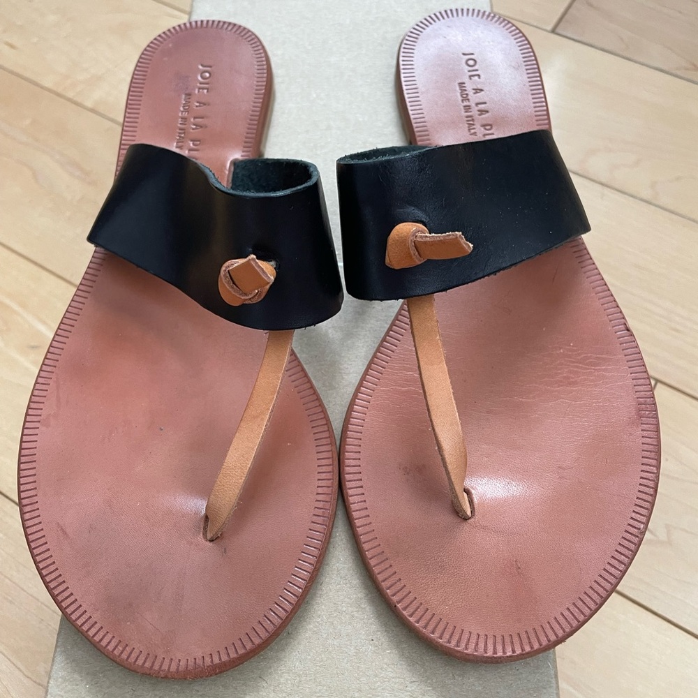Joie a la Plage Italian leather sandals size 39